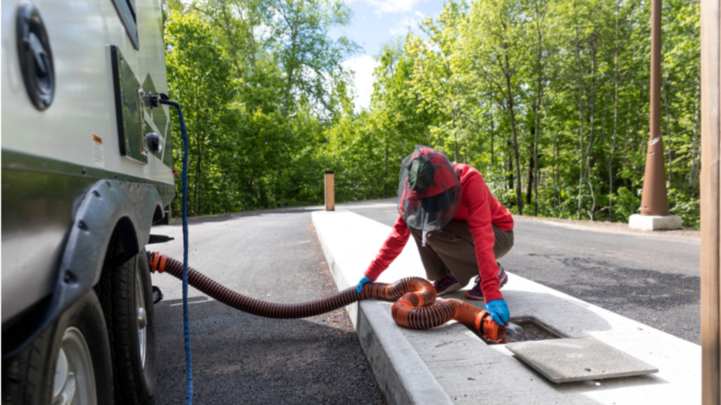 RV waste system repairs featured image